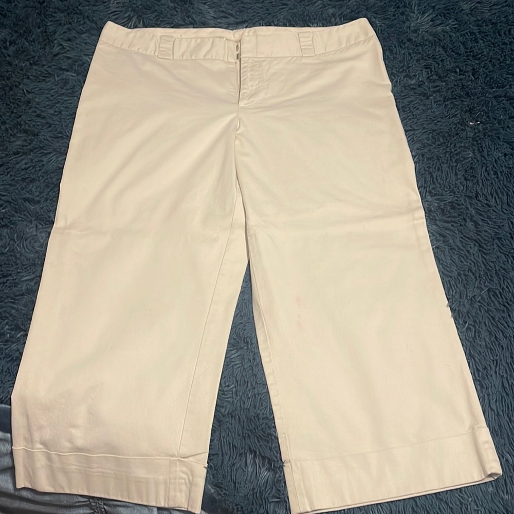 Merona khaki capri pants- brand new, please see photos and description